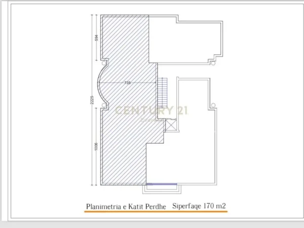 Tirane, shes apartament 1+1+Aneks+Ballkon Kati 1, 170 m² 375.000 € (Liqeni i Tiranës)