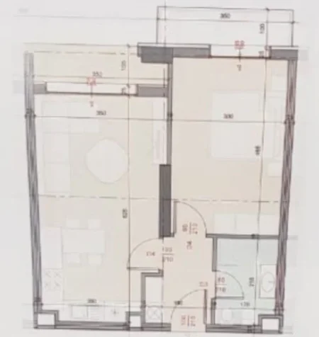 Tirane, shes apartament 1+1 Kati 3, 