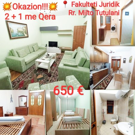 Jap me qera Apartament 2+1+Aneks+Ballkon Kati 2, 90 m² 650 € (Rr. Vaso Pasha, prane Falultetit Juridik)