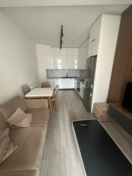 Tirane, jepet me qera apartament 1+1+Ballkon Kati 5, 70 m² 650 € (Komuna e Parisit, Kika 2)