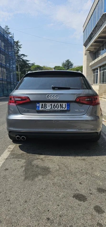 Tirane, shes makine Audi A3 Sportback 2015 2.0 TDI Nafte, gri e erret automatik Kondicioner 13800 €