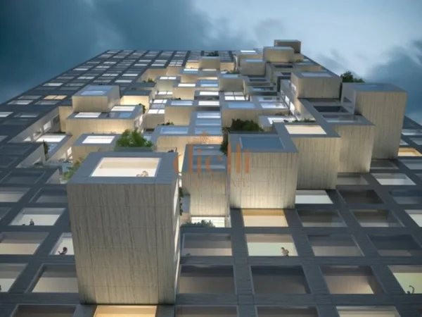 Tirane, shitet apartament 1+1+Ballkon Kati 19, 157 m² (DownTown One)