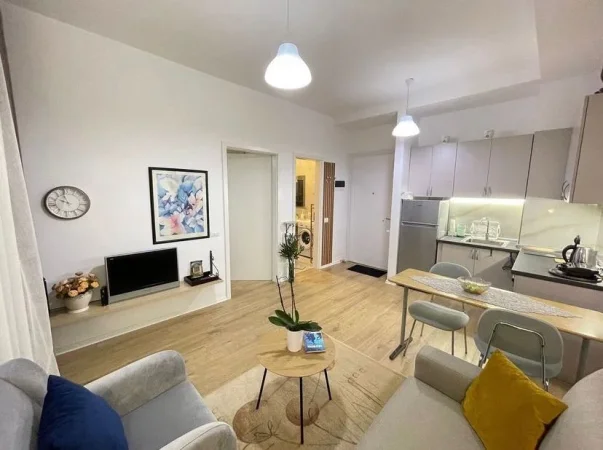 Tirane, jepet me qera apartament 1+1+Ballkon Kati 3, 60 m² 450 € (Rruga siri kodra , kompleksi siri1)