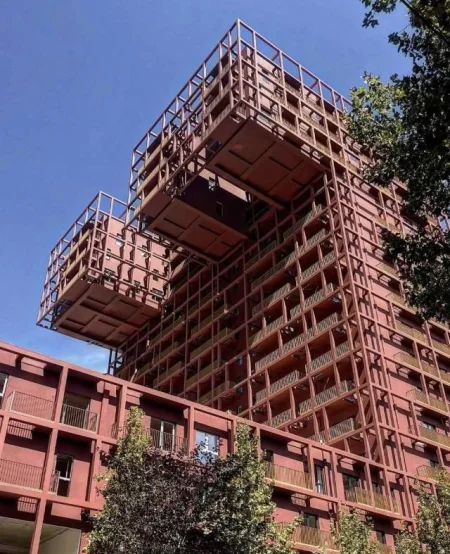 Tirane, shes apartament 1+1 83 m² 2.000 Euro/m2 (Garden Building, buze rruges se Kavajes)