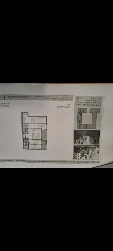 Tirane, shitet apartament 2+1+BLK Kati 9, 109 m² 98.000 Euro (Bulevardi Migjeni)