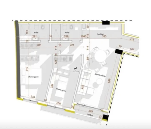 Tirane, shitet apartament 2+1+Ballkon Kati 2, 102 m² 188.000 € (PAZARI I RI)