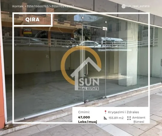 Shkoder, jepet me qera ambjent biznesi Kati 0, 155 m² 470 € (RR. NAZMI KRYEZIU)