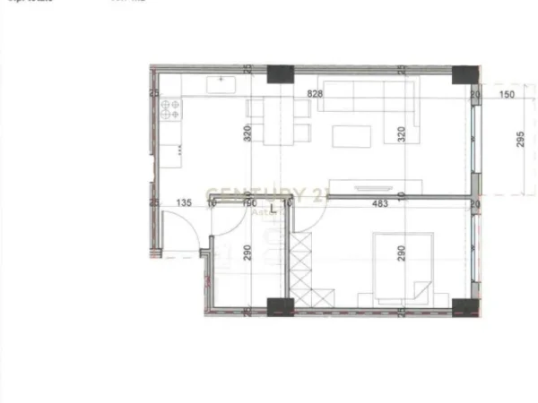 Tirane, shes apartament 1+1+Aneks+Ballkon Kati 2, 70 m² 76.670 € (ALUNA PASKUQAN)