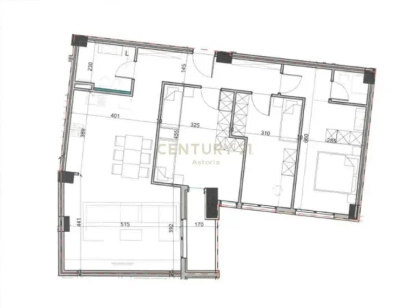 Tirane, shes apartament 3+1+Aneks+Ballkon Kati 2, 147 m² 146.700 € ("ALUNA", PASKUQAN)