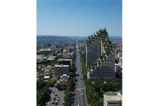 Tirane, shitet apartament 2+1 Kati 19, 126 m² 201.104 € (Rruga Dritan Hoxha - Zogu i Zi)