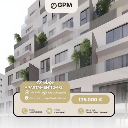 Tirane, shitet apartament 2+1 Kati 3, 109 m² 175.000 € (Pazari i Ri)