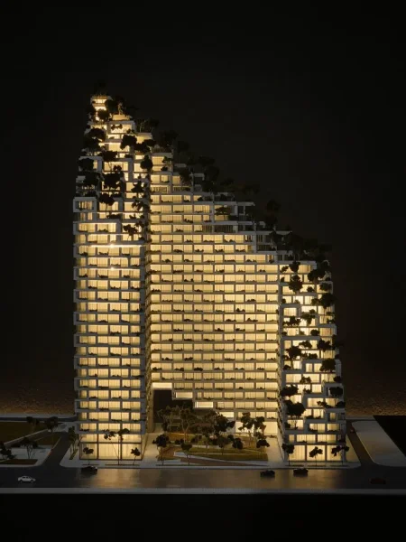Tirane, shitet apartament 2+1 Kati 21, 125 m² (Lion Park 2)