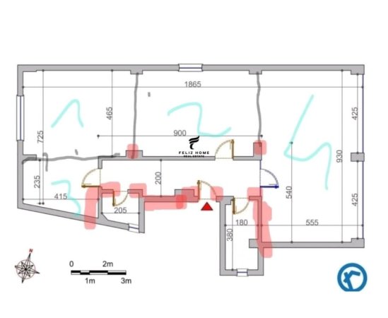 Tirane, jepet me qera zyre Kati 1, 200 m² 3.000 € (BLLOKU)