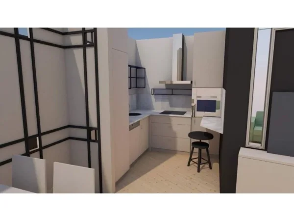 Tirane, jepet me qera apartament 2+1 Kati 4, 105 m² 1.500 € (Lake View)
