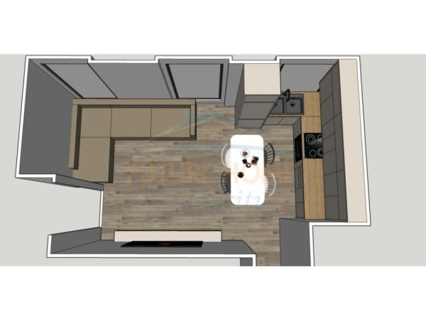Tirane, shitet apartament 1+1 Kati 5, 57 m² 110.000 € (Jordan Misja)