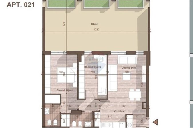Tirane, shitet apartament 2+1 Kati 0, 152 m² 119.000 € (Univers city)