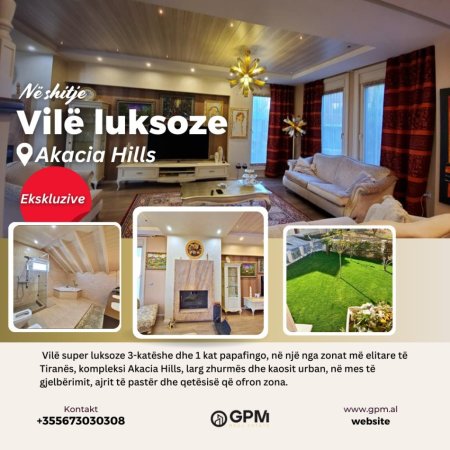 Tirane, shitet Vile 3 Katshe , 750 m² 1.300.000 € (Akacia Hills)