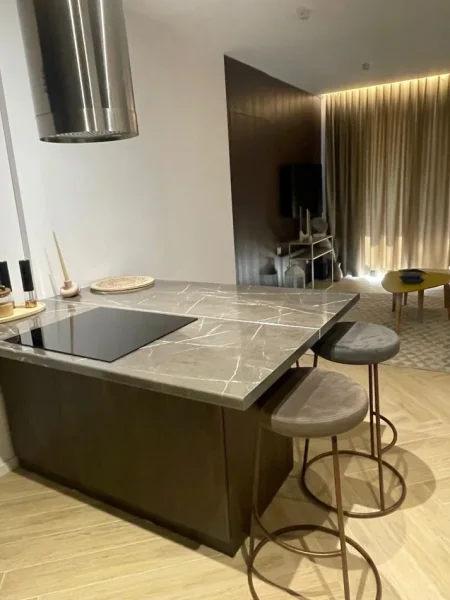 Durres Plazh, shes apartament 1+1 Kati 3,