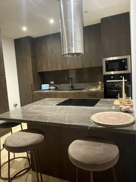Durres Plazh, shes apartament 1+1 Kati 3,