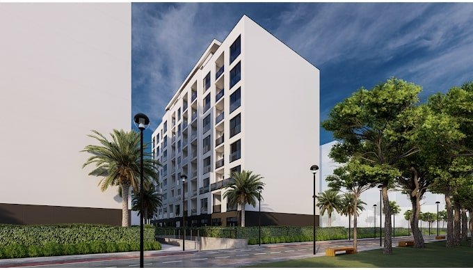 Golem, shitet apartament 1+1 Kati 4, 56 m² 73.000 € 