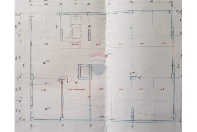 Tirane, shitet dyqan Kati -1, 200 m² 450.000 Euro (Myslym Shyr)