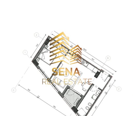 Tirane, jepet me qera apartament 1+1+Ballkon Kati 4, 64 m² 90.200 € (Rezidenca Kaimi)