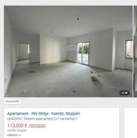 Tirane, shitet apartament 2+1 Kati 2, 162 m² 113.000 € (KAMEZ BULEVARDI BLU)