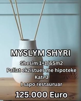 Tirane, shitet apartament 1+1 , 65 m² 125.000 € (Myslym Shyri)