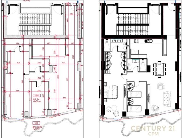 Tirane, shes apartament 2+1+Aneks+Ballkon Kati 13, 178 m² (Sheshi Skënderbej)