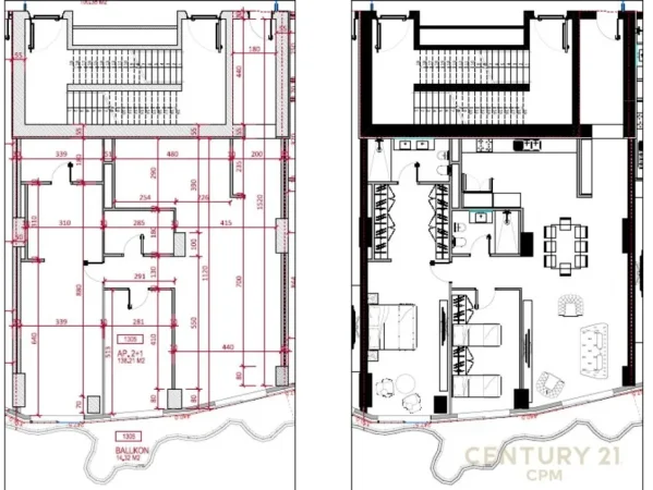 Tirane, shes apartament 2+1+Aneks+Ballkon Kati 13, 178 m² (Sheshi Skënderbej)