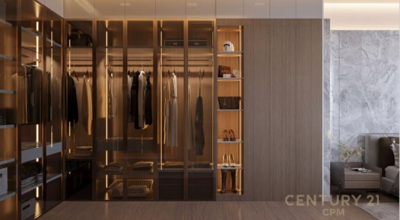 Tirane, jepet me qera apartament 3+1 Kati 20, 197 m² 3.000 € ( Adresa: DOWNTOWN ONE, Tirana, Albania)