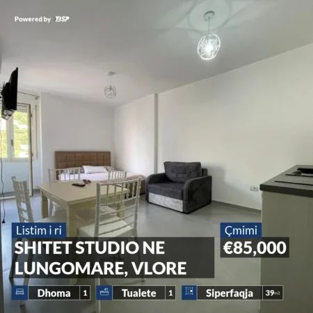 Vlore, shitet garsonier 1+1+Ballkon , 39 m² 85.000 € (LUNGOMARE)