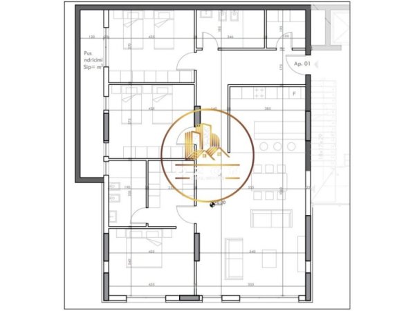 Okazion Apartament 3+1+2 në Shitje tek Rezidenca Blin në Farkë të Vogël Me Cmim Klering!