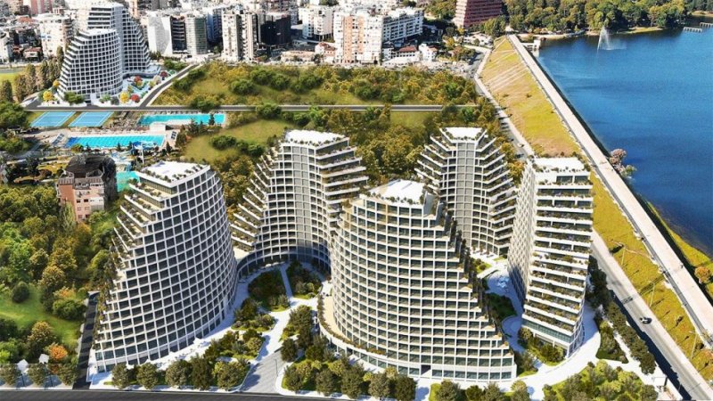 Tirane, shitet apartament 2+1+Ballkon Kati 5, 118 m² 359.000 € (Lake View Residence, Liqeni Artificial.)