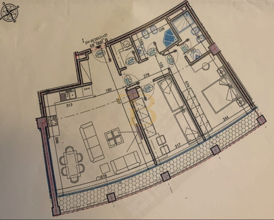 Tirane, shitet apartament 2+1+Ballkon Kati 5, 118 m² 359.000 € (Lake View Residence, Liqeni Artificial.)