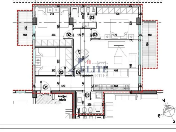 Tirane, shitet apartament 2+1+Ballkon Kati 4, 141 m² 212.085 € (Dritan Hoxha)