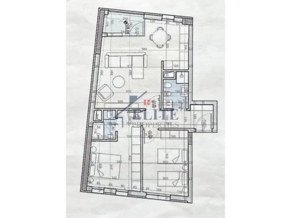 Tirane, shitet apartament 2+1+Ballkon Kati 7, 99 m² 120.000 € (Astir)