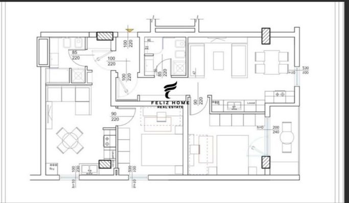 Tirane, shitet apartament 2+1+Ballkon Kati 3, 113 m² 169.000 € (XHAMLLIKU)