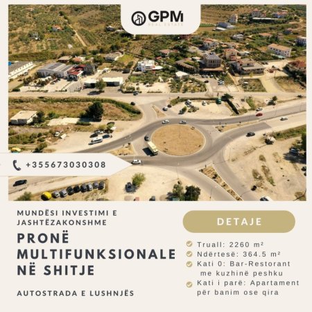 Lushnje Divjake, shitet ambjent biznesi , 2.260 m² 850.000 € (Lushnje)