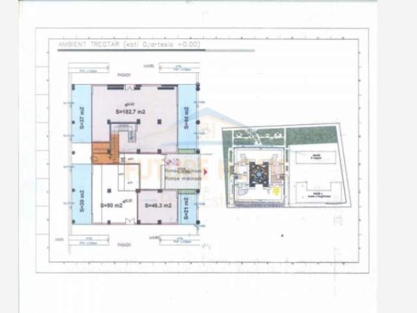 Tirane, jepet me qera dyqan Kati 0, 136 m² 2000Euro (Yzberisht)