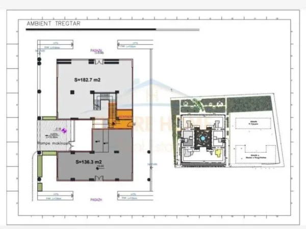 Tirane, jepet me qera dyqan Kati 0, 136 m² 2000Euro (Yzberisht)