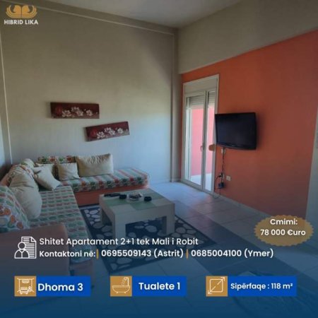 Mali Robit, shes apartament Kati 5, 118 m² 78.000 Euro (Mali i Robit)
