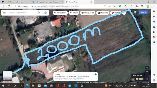 Tirane, shes toke bujqesore 2.000 m² 65.000 euro  (Rruga Ballsh Valias i vjeter 34/1)