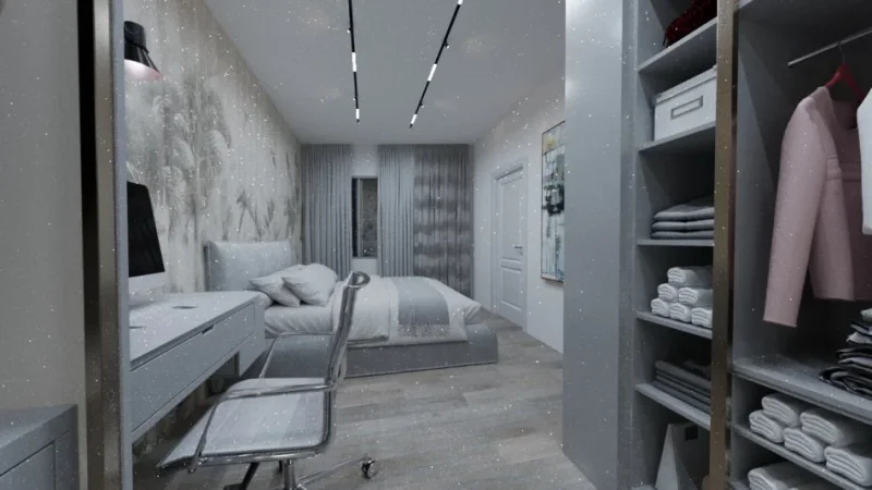 Tirane, jepet me qera apartament 1+1+Ballkon Kati 9, 70 m² 550 € (Astir)