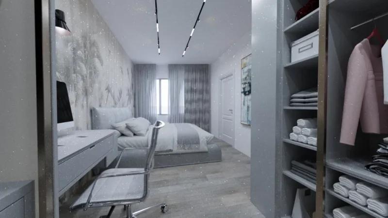 Tirane, jepet me qera apartament 1+1+Ballkon Kati 9, 70 m² 550 € (Astir)