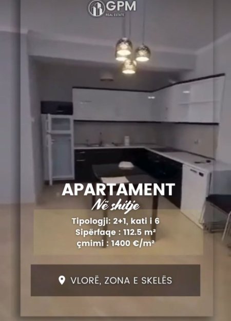 Shitet Apartament 2+1 ne Vlore