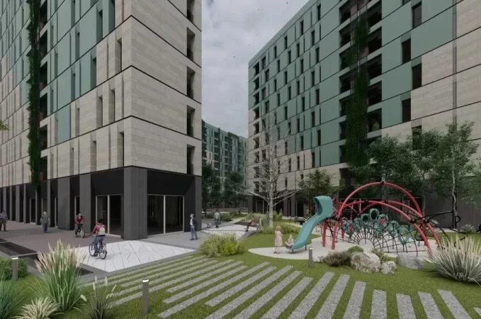 Tirane, Rruga "Javer Malo", "Riverside Residences", shes apartament 1+1+Ballkon Kati 5, 105.35 m² 158,000 Euro