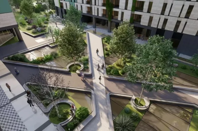 Tirane, Rruga "Javer Malo", "Riverside Residences", shes apartament 1+1+Ballkon Kati 5, 105.35 m² 158,000 Euro