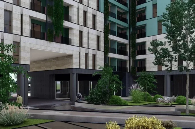 Tirane, Rruga "Javer Malo", "Riverside Residences", shes apartament 1+1+Ballkon Kati 5, 105.35 m² 158,000 Euro