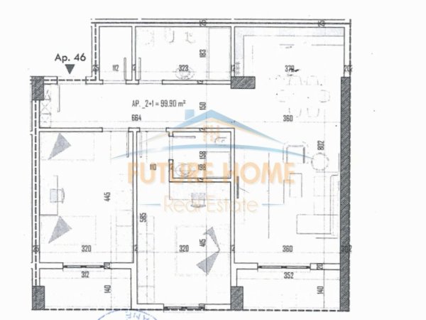 Tirane, shitet apartament 2+1+Ballkon Kati 4, 116 m² 111.500 € (Paskuqan)